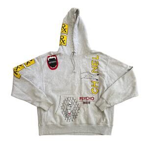 Sophodes x Noah Centineo - Don't Tell Mama Hoodie in Gray & Yellow